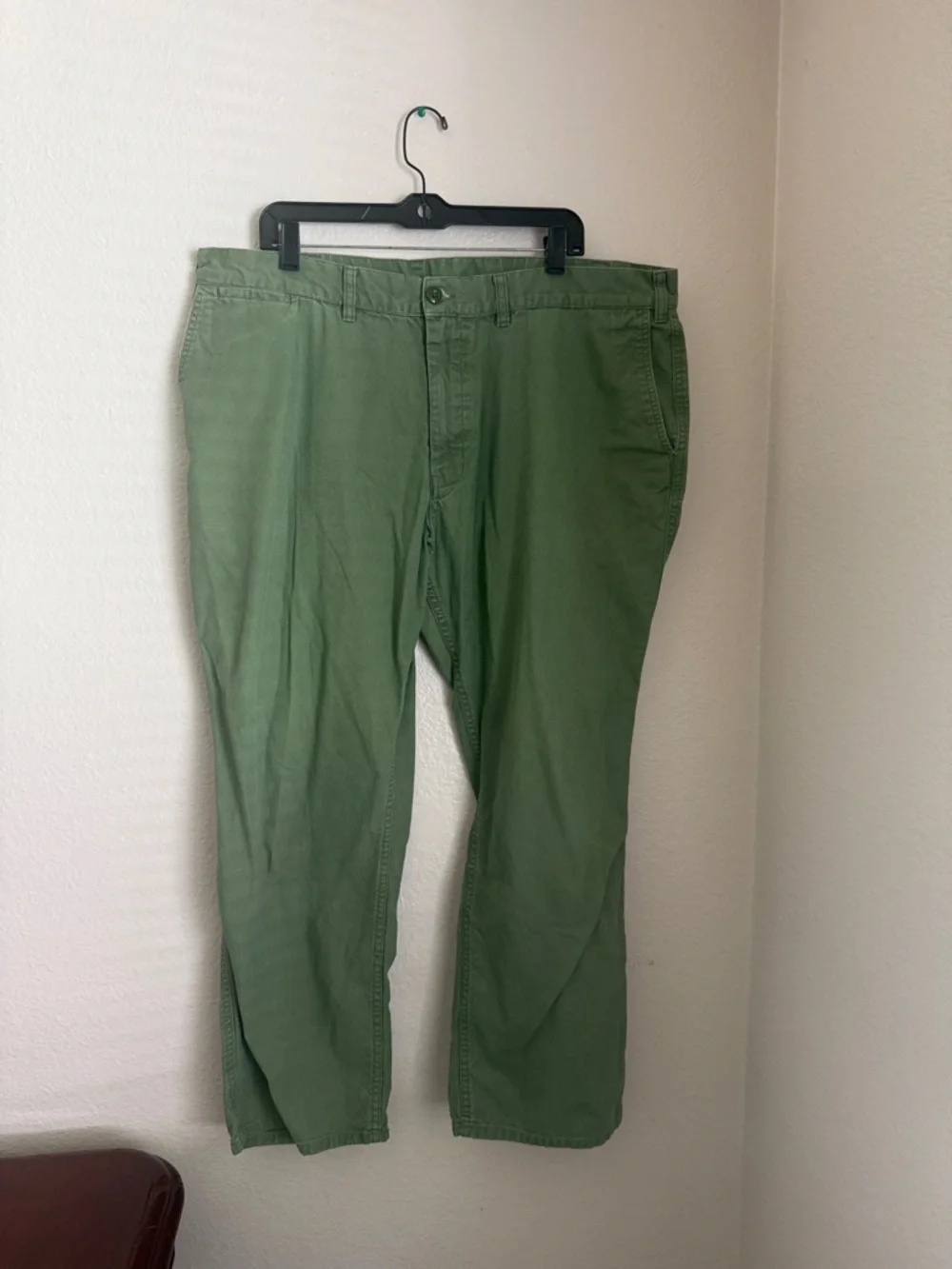 Patagonia Men's organic cotton Green workhorse canvas Chino Pants 40x 28 Short